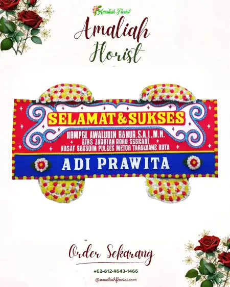 Papan Bunga Ucapan Selamat Gentansari